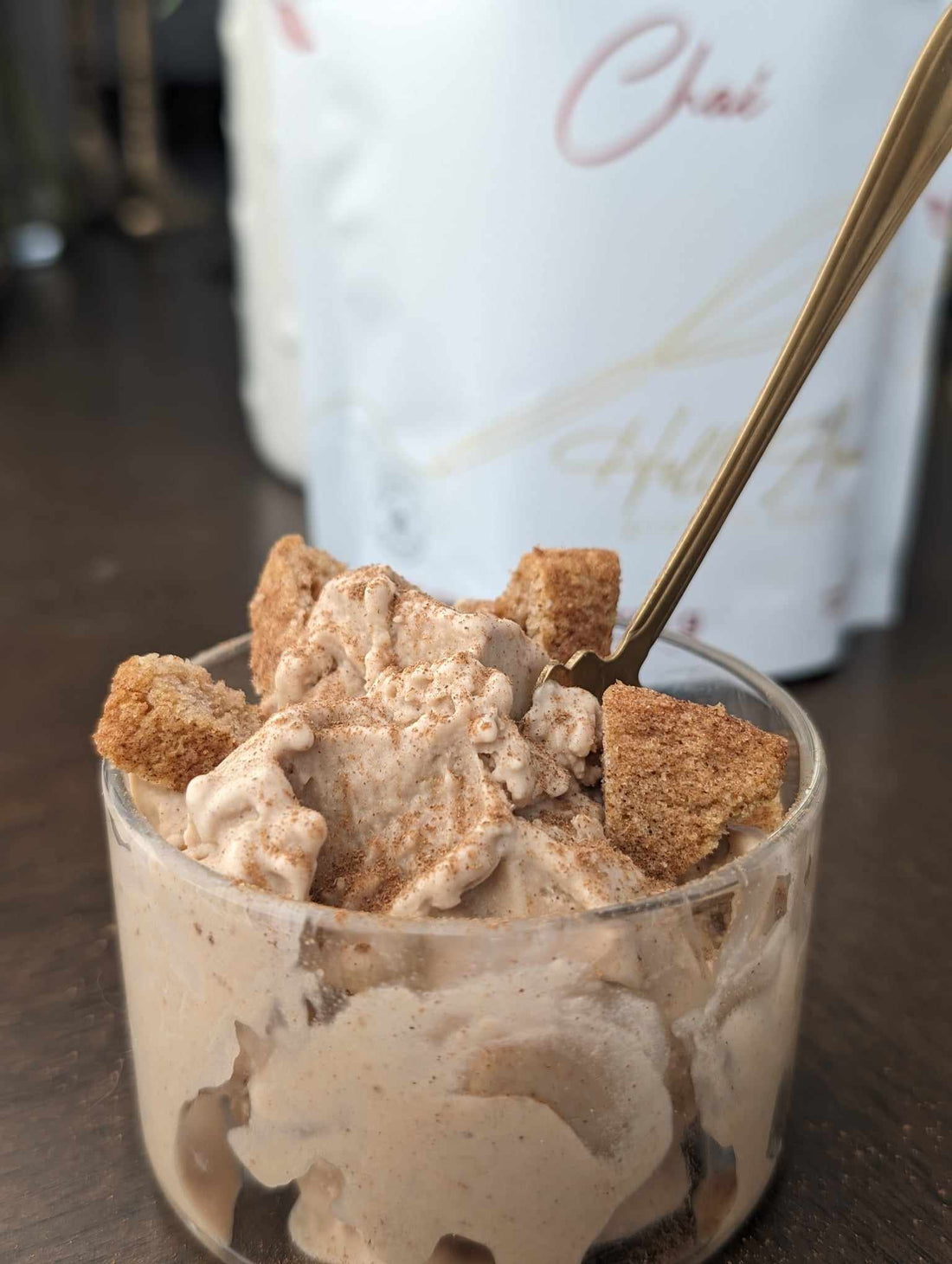 Snickerdoodle Protein Ice Cream