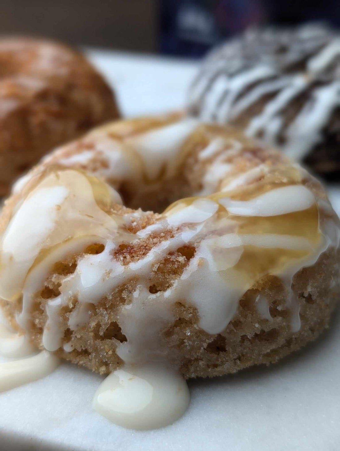 Lemon Meringue Protein Donuts