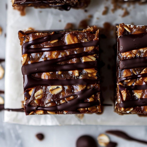 Chocolate Peanut Butter Oat Protein Bar